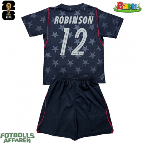 Förenta stater Miles Robinson #12 Bortaställ Barn VM 2026 Kortärmad (+ Korta byxor)